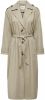 ONLY trenchcoat zomer ONLLINE met ceintuur beige online kopen