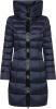 Peuterey 100% gerecycled polyester slanke fit down jas , Blauw, Dames online kopen