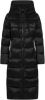 Peuterey Nunki MQE Long Padded Down Jacket With Recycled Down , Zwart, Dames online kopen