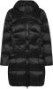 Peuterey Long down jacket in recycled fabric , Zwart, Dames online kopen