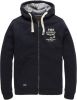 PME Legend Hooded jacket brushed falcon dark navy Sweaters Blauw online kopen