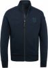 PME Legend Vest PME ZIP Jacket Structure Sweat , Blauw, Heren online kopen
