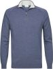 Profuomo Fijngebreide pullover in lyocellblend met halve rits online kopen