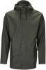 Rains Rechte, unisex jas met kap en ritssluiting online kopen