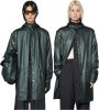 Rains Essentiële lange jas zilveren dennen , Grijs, Unisex online kopen