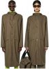 Rains Longer Jacket 18360 Wood , Bruin, Unisex online kopen
