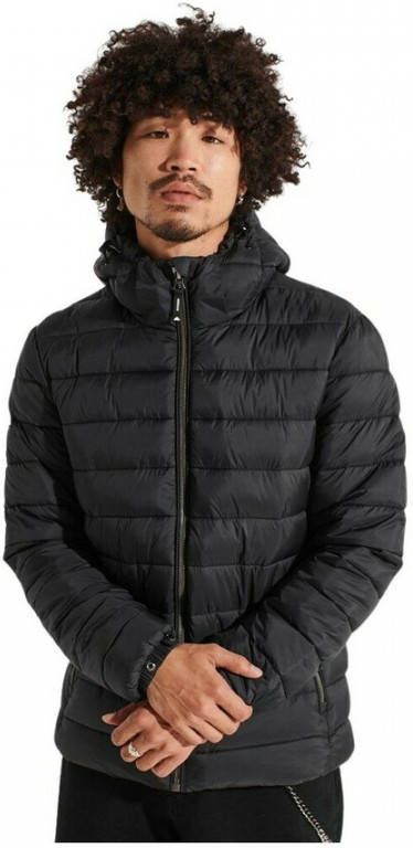 Superdry Winterjassen Classic Fuji Puffer Jacket Zwart online kopen
