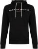 Tommy Hilfiger Herren Kapuzensweatshirt Logo Hoody , Zwart, Heren online kopen