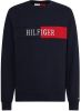 Tommy Hilfiger sweater met printopdruk donkerblauw online kopen