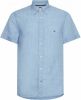 Tommy Hilfiger Lichtblauwe Casual Overhemd Pigment Dyed Li Sf Shirt online kopen