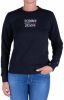 Tommy Hilfiger sweater TERRY met biologisch katoen zwart online kopen