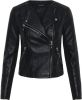 Vero Moda Vmria FAV Short Faux Leather Jacket: Black | Freewear Zwart online kopen