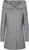 Vero Moda Lange jas Vrouwelijke , Grijs, Dames online kopen