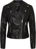 VERO MODA CURVE bikerjack van imitatieleer VMKERRIULTRA zwart online kopen