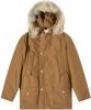 Woolrich brun Arctic Down Jacket With Removable Fur , Bruin, Heren online kopen