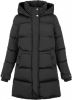 Woolrich Alsea Hooded Down Jacket , Zwart, Dames online kopen