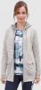 Paola Fleece vest in gebreide look Grijs online kopen