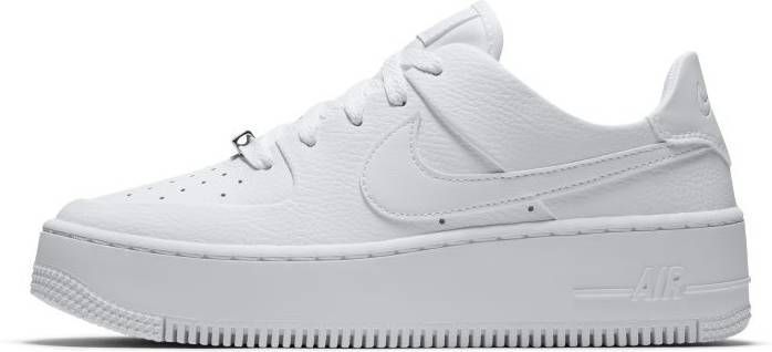 Nike White Air Force 1 Sage Lage sneakers-Wit - Jassenshoponline.nl