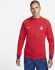 Nike Atlético Madrid Academy Pro Knit voetbaljack met rits over de hele lengte voor heren Rood online kopen