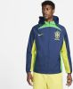 Nike Brazilië AWF Wintervoetbaljack met rits voor heren Blauw online kopen