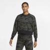 Nike Dri-FIT Get Fit Trainingsshirt met ronde hals en camouflageprint voor dames Grijs online kopen