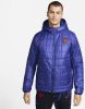 Nike Nederland Herenjack met capuchon en voering van fleece Blauw online kopen