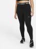 Nike Training Pro Plus Size Legging Dames Black/White Dames online kopen