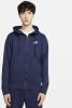 Nike Sportswear Club Fleece Hoodie met rits voor heren Blauw online kopen