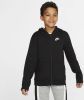 Nike Kids Nike Sportswear Club Hoodie met rits voor kids Carbon Heather/Smoke Grey/White Kind online kopen