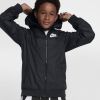 Nike Windrunner Jas Junior Black/Black/Black/White Kind online kopen