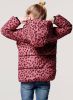 Noppies baby gewatteerde winterjas Villiers met all over print roze/donkerblauw online kopen