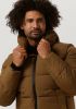 Calvin Klein Bruine Gewatteerde Jas Crinkle Nylon Puffer Jacket online kopen