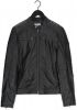 Goosecraft Jacket965 Bikerjack van schapenleer met doorgestikte details online kopen
