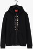 Hugo Boss Relaxed fit Hooded Sweatshirt with Split Logo , Zwart, Heren online kopen