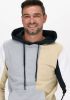 Kultivate hoodie SW PATCHED UP van biologisch katoen light grey melange online kopen