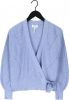Object Lichtblauwe Vest Kila L/s Knit Cardigan online kopen