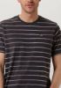 PME Legend Donkerblauwe T shirt Short Sleeve R neck Space Yd Striped Jersey online kopen