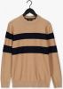 Scotch and Soda Truien Structure knitted pullover contains Wool Bruin online kopen