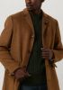 Scotch & Soda Camel Mantel Classic Wool blend Overcoat online kopen
