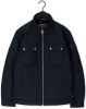 Scotch & Soda Donkerblauwe Jack Quilted Short Jacket With Repr online kopen