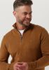 Tommy Hilfiger Fijngebreide trui in kasjmierblend met halve rits en logo online kopen