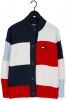 Tommy Hilfiger Kabelgebreid vest met colourblocking en logo online kopen