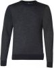 Hugo Boss trui Maurillo zwart gemeleerd online kopen
