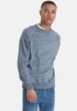 Blend gemêleerde sweater blauw online kopen