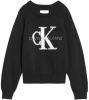 Calvin Klein Gebreide trui MONOGRAM LOGO SWEATER met ingebreid logo online kopen