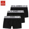 Jack & jones ! Jongens 3 Pack Boxer -- Zwart Katoen/elasthan online kopen