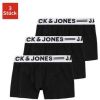 Jack & jones ! Jongens 3 Pack Boxer -- Zwart Katoen/elasthan online kopen