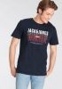 JACK & JONES T shirt JJCYBER met logo navy blazer online kopen