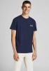 JACK & JONES ORIGINALS T shirt JORTONS donkerblauw melange online kopen