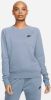 Nike Sportswear Essential Sweatshirt van fleece voor dames Blauw online kopen